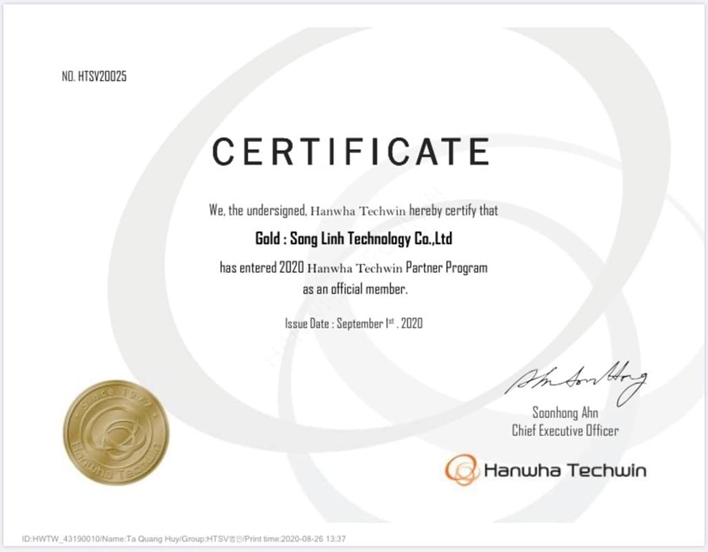 Hanwha Techwin Authorized Distributor